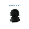IP68 Water Proof Nylon Cable Gland - Black