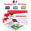 Raspberry Pi 4B 2GB Desktop Kit-EU Plug