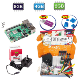 Raspberry Pi 4 Model B Beginner Kit