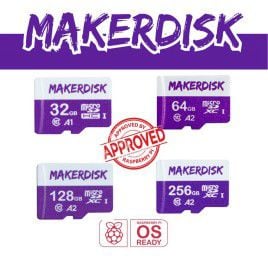 Raspberry Pi Approved MakerDisk microSD Card with RPi OS