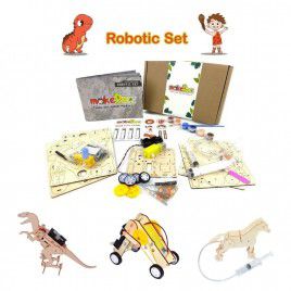 makeRex Wooden Robot Kits