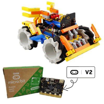 Omni:bit smart robot car with Mecanum Wheel (with micro:bit V2)