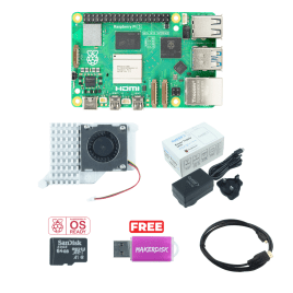 Raspberry Pi 5 Essential Kit - UK Plug