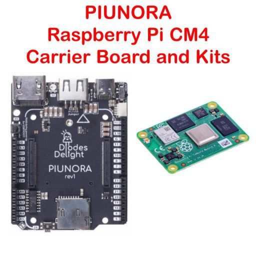 Piunora Raspberry Pi CM4 Carrier Board and Kits