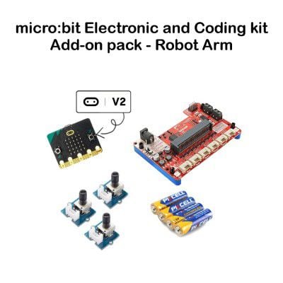 micro:bit Electronic and Coding kit Add-on pack Robot Arm