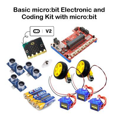 Basic micro:bit Electronic and Coding Kit with micro:bit