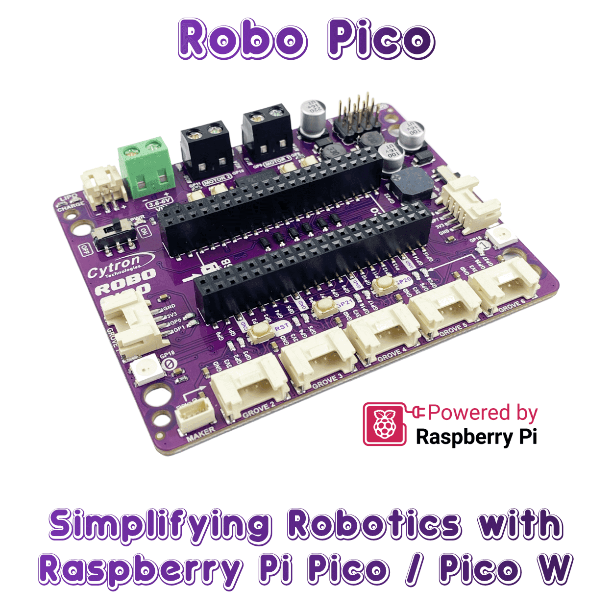 Robo pico simplifying robotics with raspberry pi pico pico w
