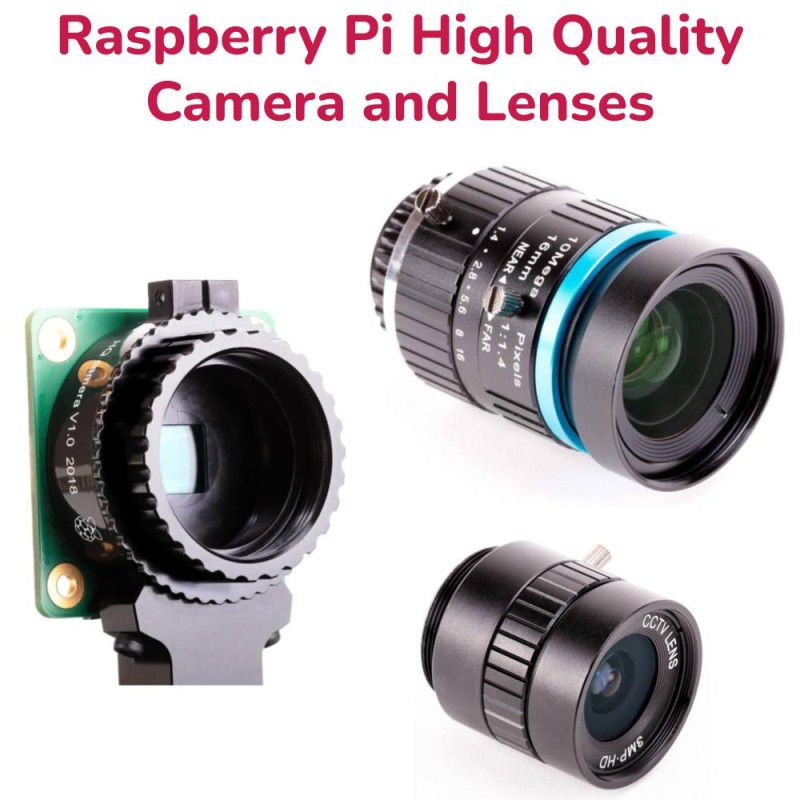 Raspberry Pi 16mm Telephoto Lens (C Mount)