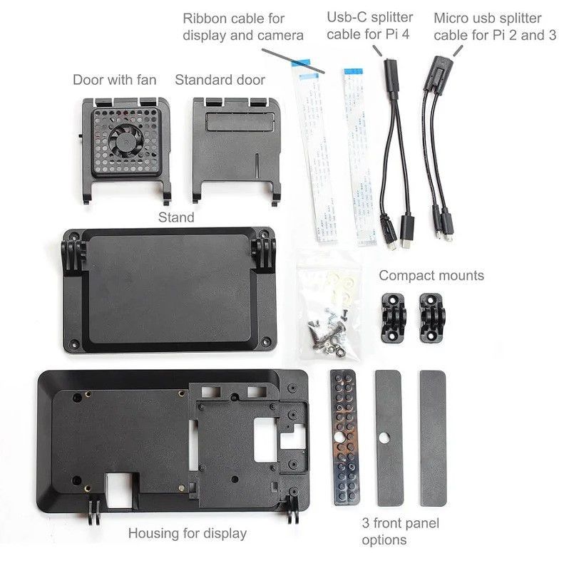SmartiPi Case for Raspberry Pi 7 Inch Display