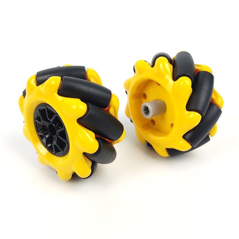 Mecanum Wheel Smart Robot Car Parts Omni‑Directional Toy Components 48mm 2 Pairs