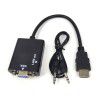 HDMI to VGA Adapter with Audio & Power