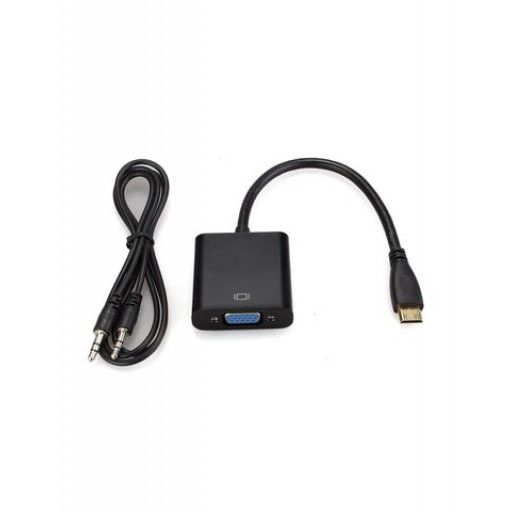 Mini HDMI to VGA with Audio Adapter 