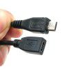 USB microB (F) to USB microB (M) Cable with Switch