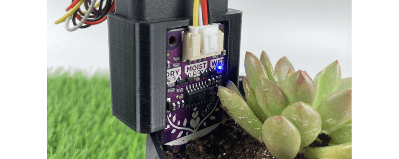 3D Printed Battery Holder for Maker Soil Moisture Sensor