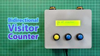 Bidirectional Visitor Counter using CircuitPython on Maker Nano RP2040