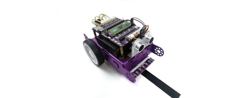 Building Line Following Robot Using Maker Pi Pico, Maker Drive and Maker Line