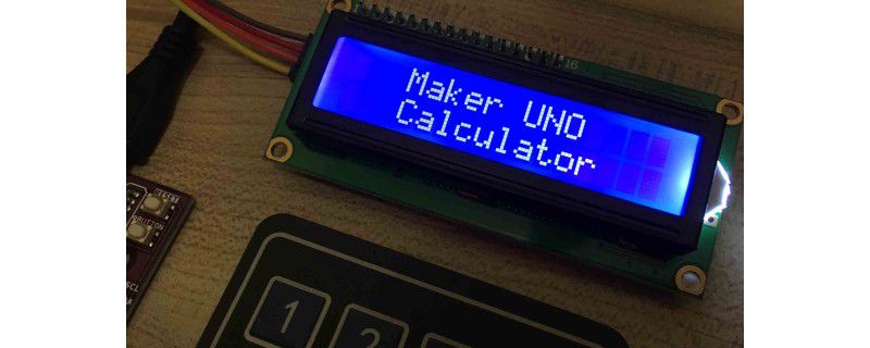 Calculator Using I2c Lcd And 4x4 Keypad On Arduino 0233