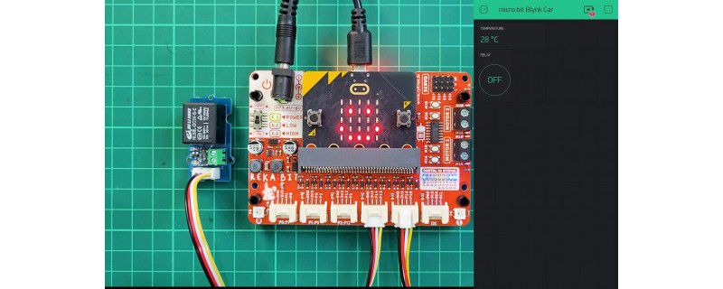 Control and Monitor Using Blynk IoT App and micro:bit