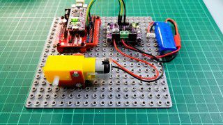 Control DC motor using Maker Drive and CircuitPython on RP2040