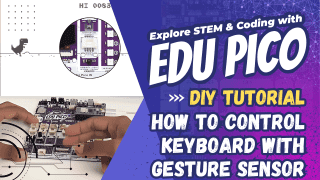 Control keyboard with gesture (APDS9960) using EDU PICO