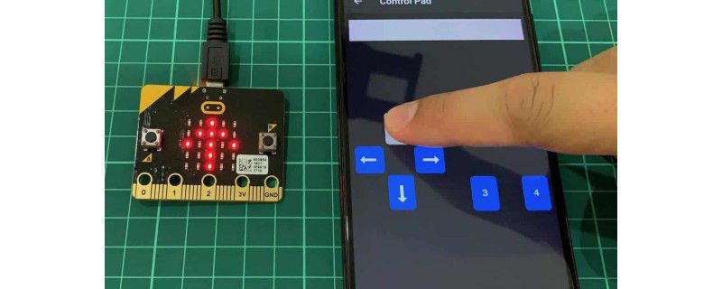 Control Your micro:bit Using Adafruit Bluetooth App