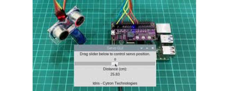 Control Servo and Display Sensor's Reading Using GUI on Raspberry Pi