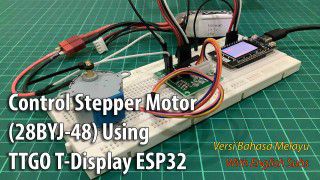Control Stepper Motor 28BYJ-48 Using TTGO T-Display ESP32