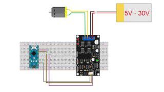 Controlling 10A DC Motor Driver Using Arduino Nano