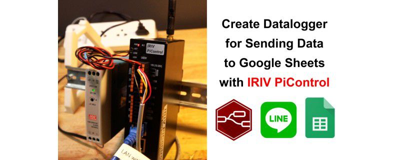 Create Datalogger for Sending Data to Google Sheets with IRIV