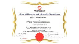 Cytron Technologies as 3rd Party Microchip Training Center