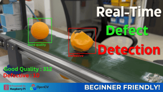 Defect Detection and Counter on Raspberry Pi