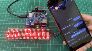 Displaying Telegram Message on Dot Matrix Using Arduino