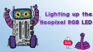 Lighting up the Neopixel RGB LED