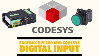 EdgeBox RPI 200 And CODESYS : Digital Input