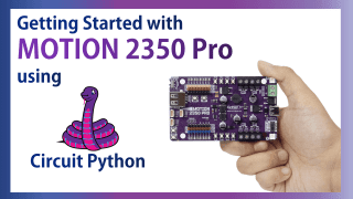 Getting Started with MOTION 2350 Pro