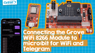 Connect Grove WiFi 8266 with micro:bit for WiFi & Telegram