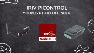 IRIV PiControl - Industrial 8xDI + 8xDO Modbus RTU IO Ext...