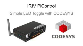 Part 1: Simple LED Toggle with Cytron IRIV PiControl and CODESYS
