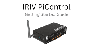 IRIV PiControl - Quick Start Guide With Built-in Dashboard