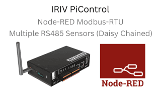 IRIV PiControl - Node-RED Modbus RTU - Multiple RS485 Sensors (Daisy Chained)