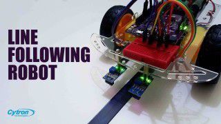Line Following Robot Using Arduino and Maker Drive