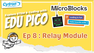 Microblocks with EDU PICO : Relay Module