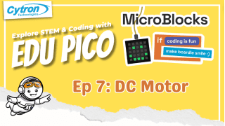 Microblocks with EDU PICO : DC Motor