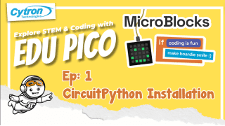 Microblocks with EDU PICO : CircuitPython Installation