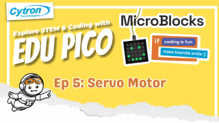 Microblocks with EDU PICO : Servo Motor