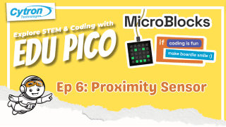 Microblocks with EDU PICO : Proximity Sensor