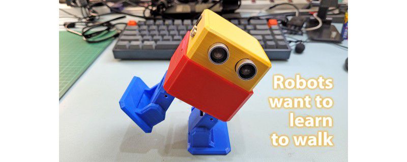 Program Otto DIY robot for basic movements with CircuitPython