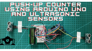 Push-up Counter Using Arduino UNO and Ultrasonic Sensor with LCD (16x2)