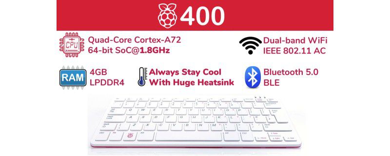 Raspberry Pi 400 - The New Personal Keyboard Computer