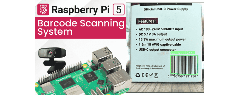 Raspberry Pi Barcode Scanner with Real-Time Frontend & Backend